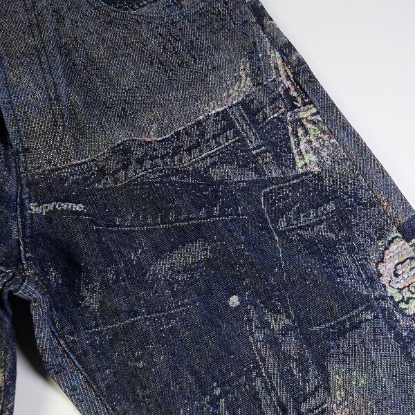 SizeW SUPREME シュプリーム SS Archive Denim Jacquard