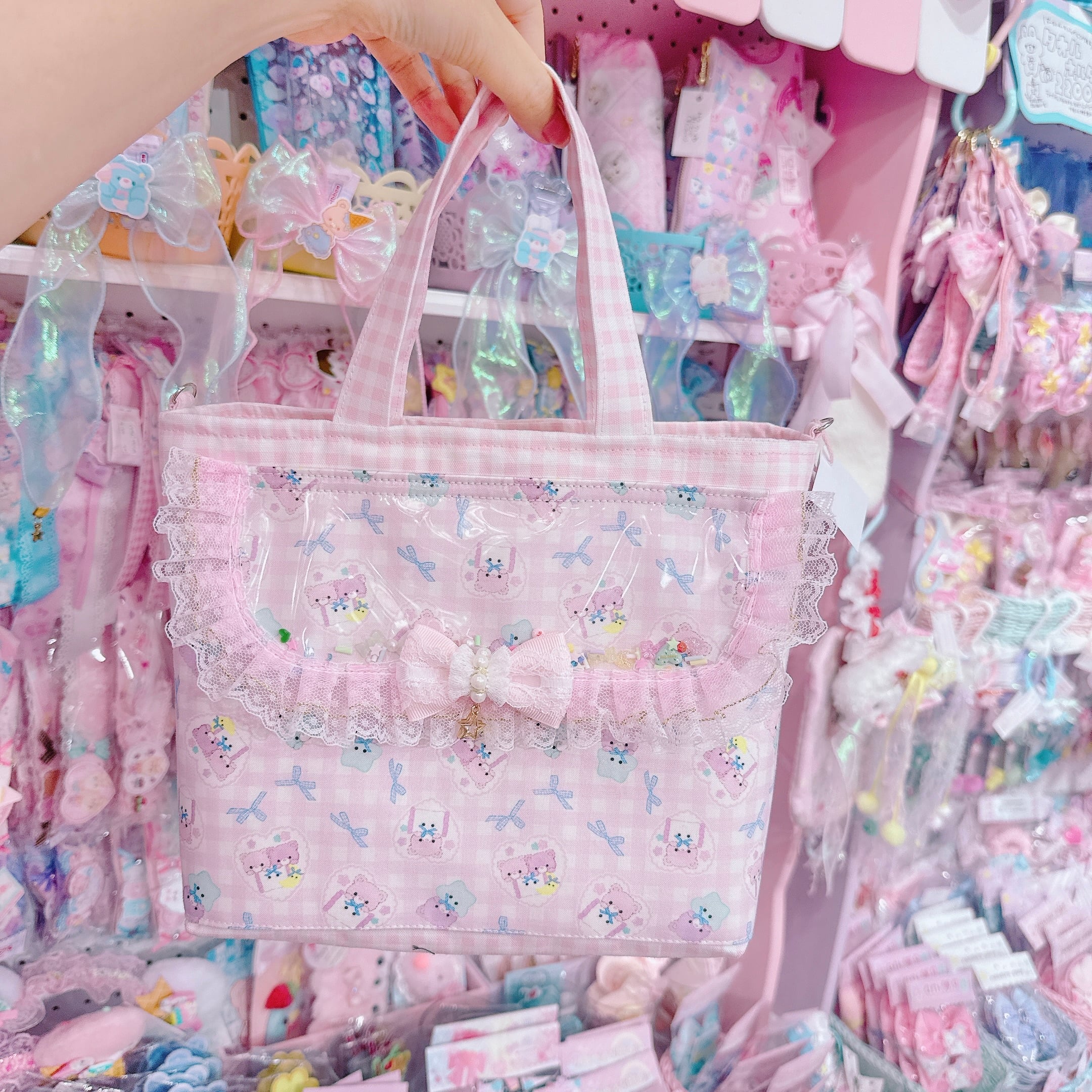 【R51】77-5ふた付きポケット2wayトートバッグ（ショルダーひも別売）