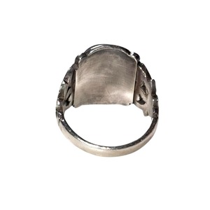 vintage silver onyx ring