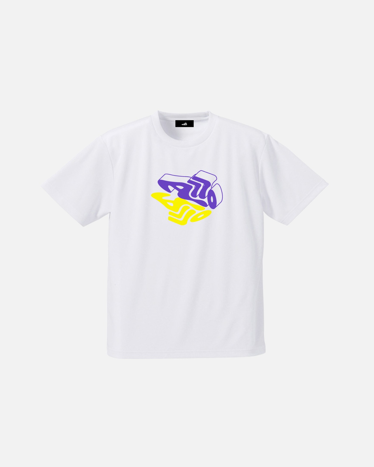 Kicks Logo Tee  - white/purple/gold
