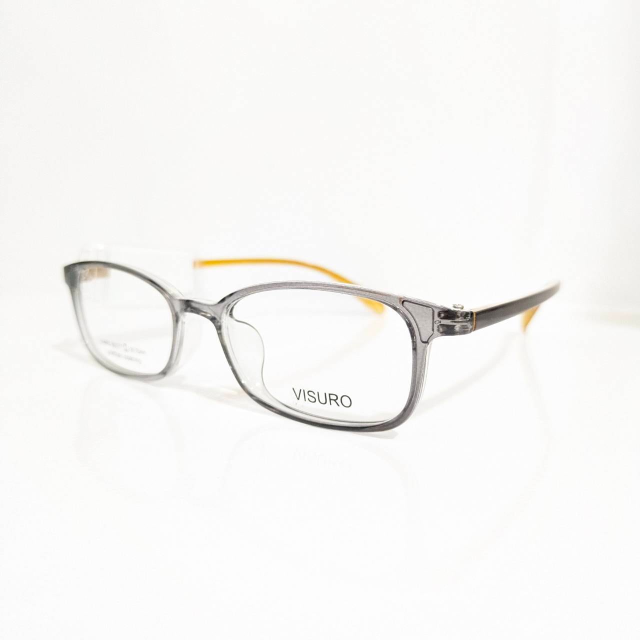 【VISURO】スクエアセルフレーム グレー