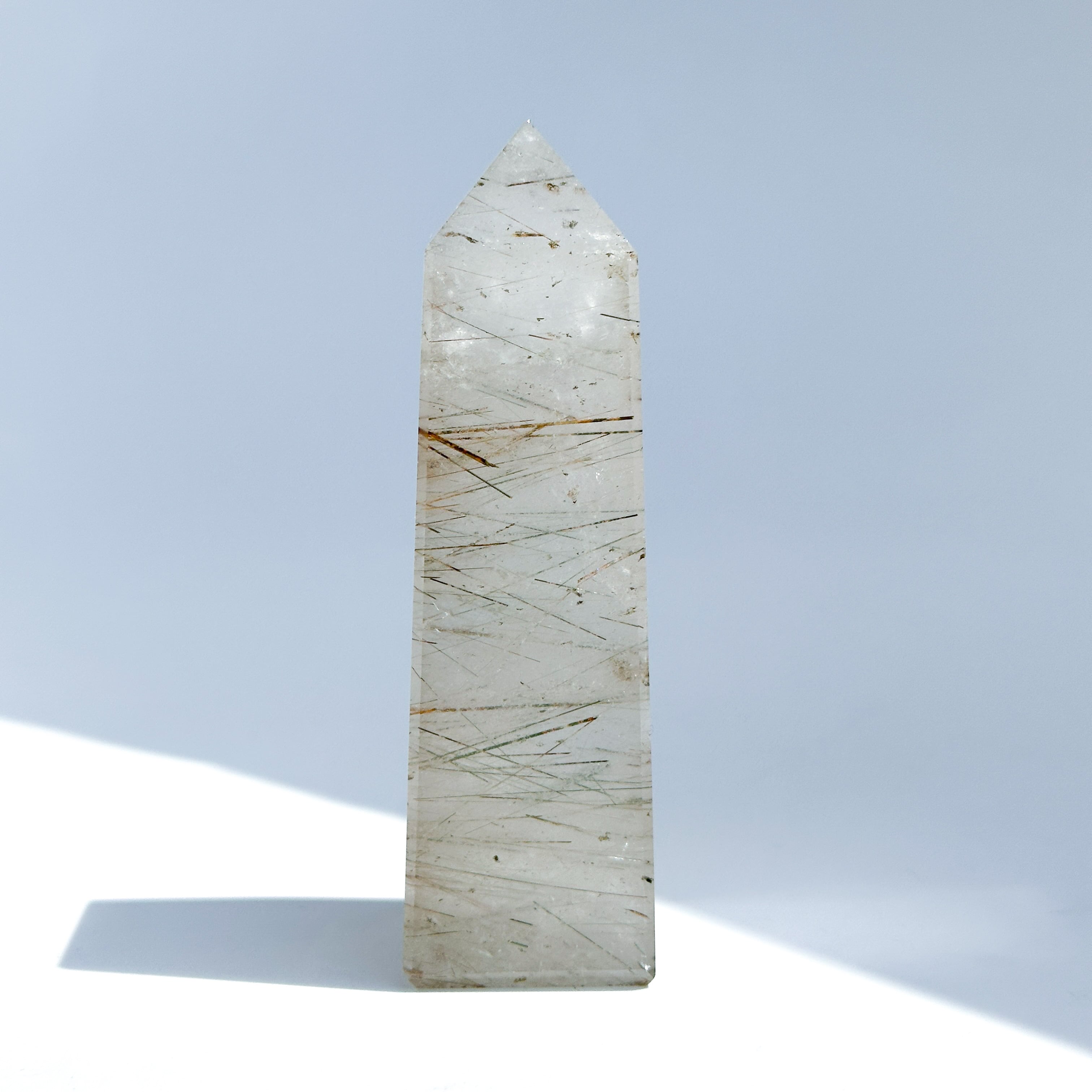 マルチルチルクォーツ タワー 04◇ Multi-Rutile Quartz ◇天然石