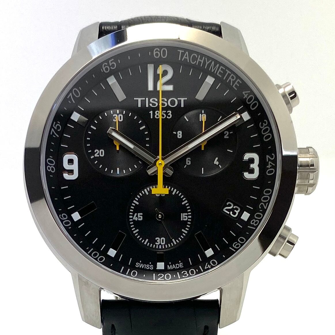 美品】腕時計 メンズ ティソ TISSOT PRC 200 クロノグラフ T055417A