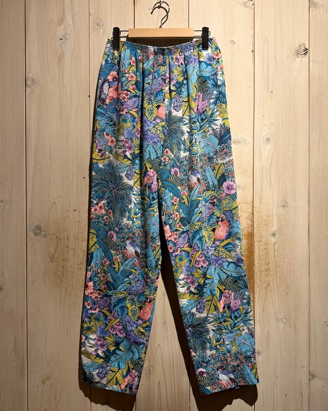【a.k.a.C.a.k.a vintage】Aloha Pattern Vintage Wide Easy Pants