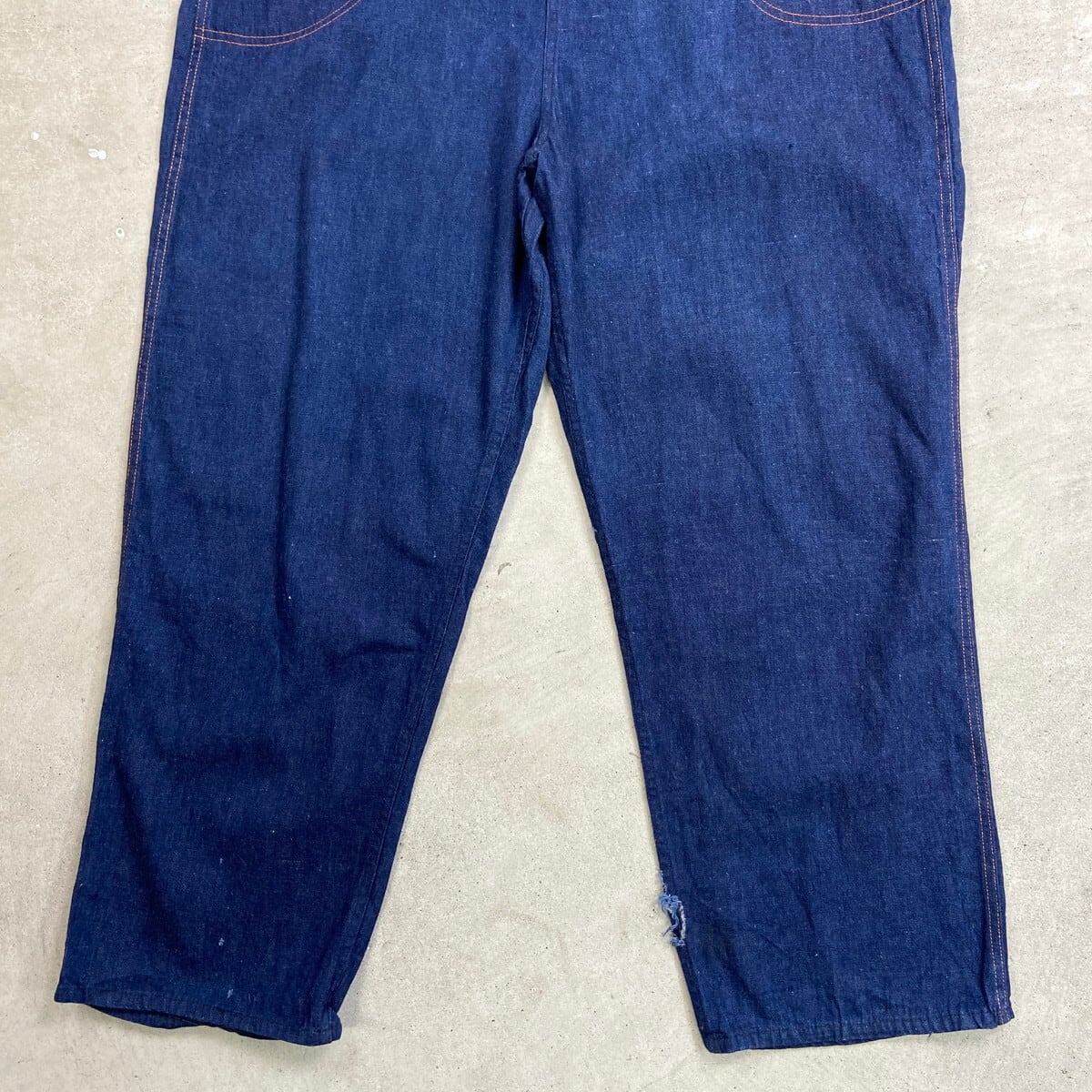 50~60年代 STOCKTON OF DALLAS デニムランチパンツ メンズW36相当 古着