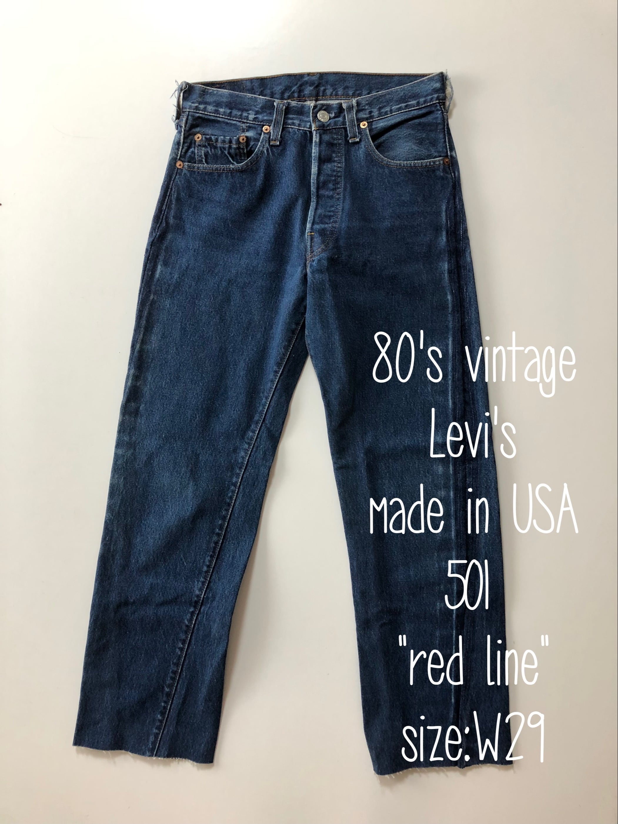 Levi's/80s/501/赤耳／バレンシア／usa