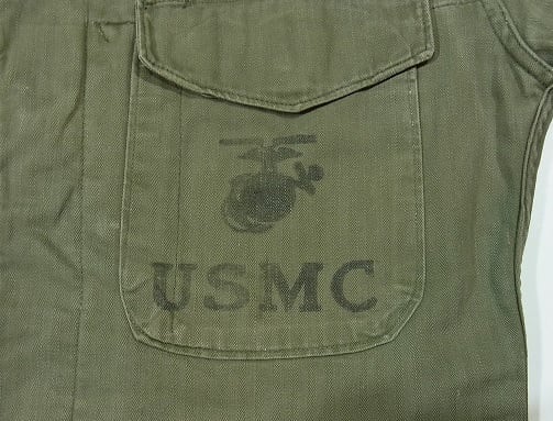 's USMC P HBT ヴィンテージ ユーティリティシャツ   CYCLONE