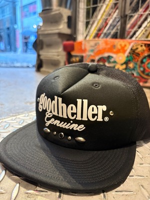 GOOD HELLER / LOGO & STUDS MESH CAP / MASH CAP / BLACK / GH-26AW003
