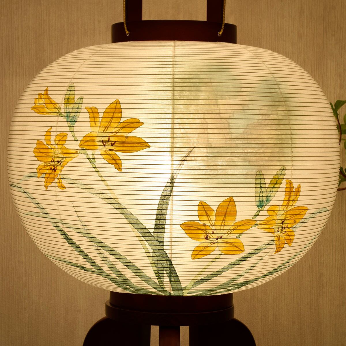 盆提灯【大内行灯 ふるさと とちぎ】 対柄｜日光｜中禅寺湖｜龍王峡