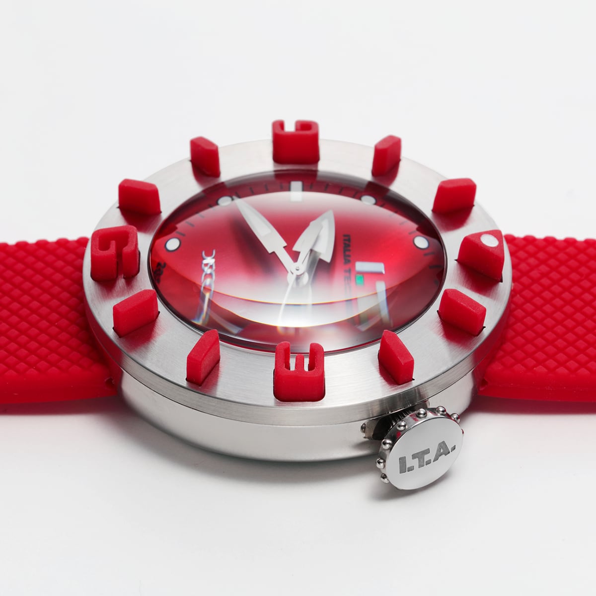 【I.T.A. アイティエー】DISCO VOLANTE ディスコ・ボランテ（レッド）／国内正規品 腕時計