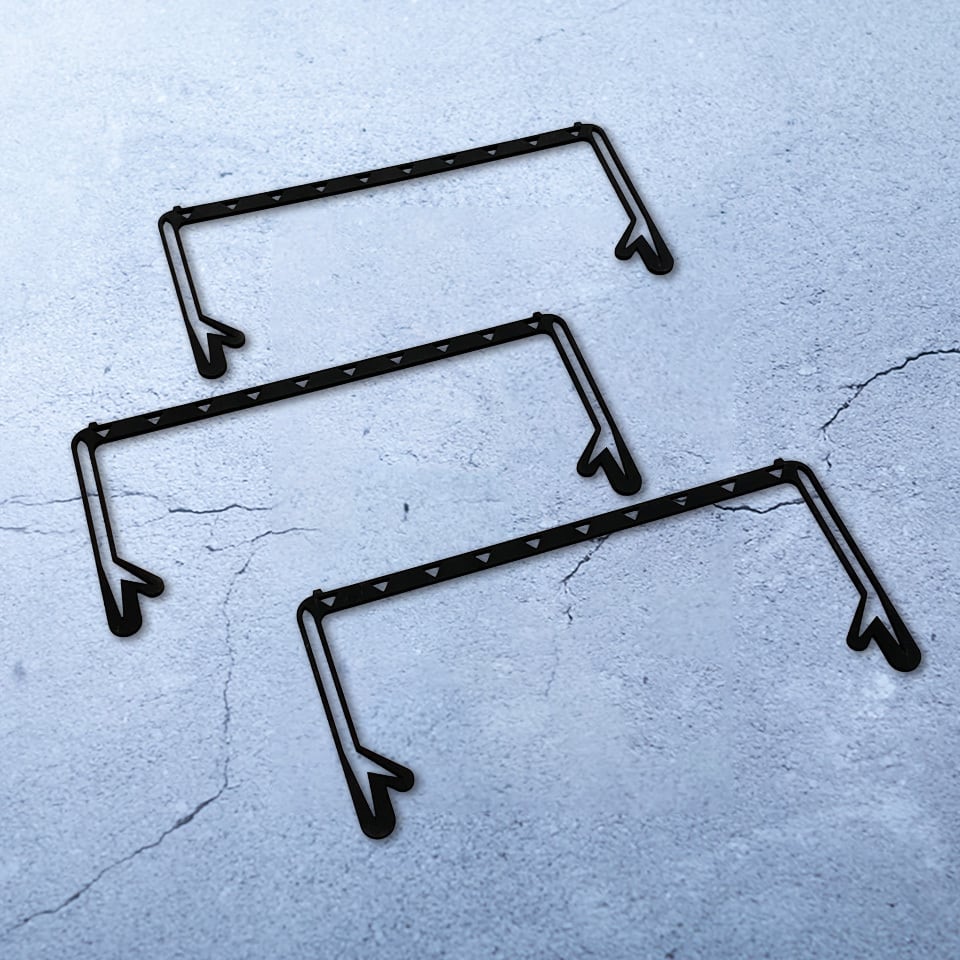 五徳 GOTOKU アップグレード版（3個1セット）黒色耐熱塗装 | Orantia