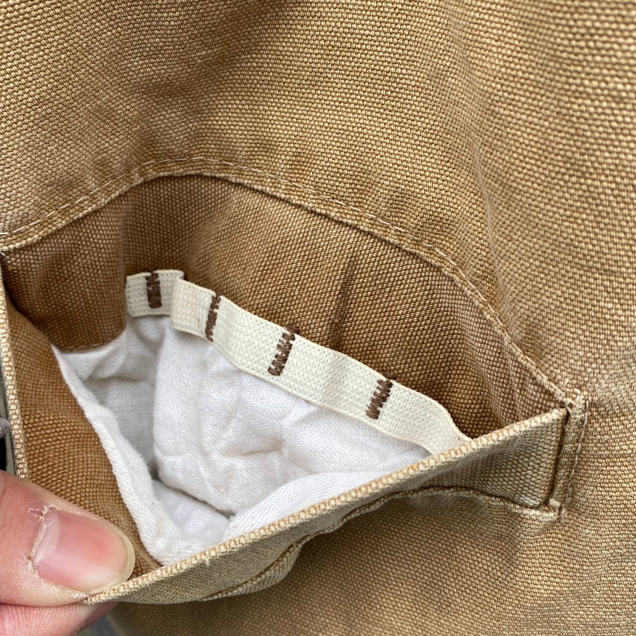 70年代 USA製 プリントタグ Carhartt カーハート ダック地 ワーク 