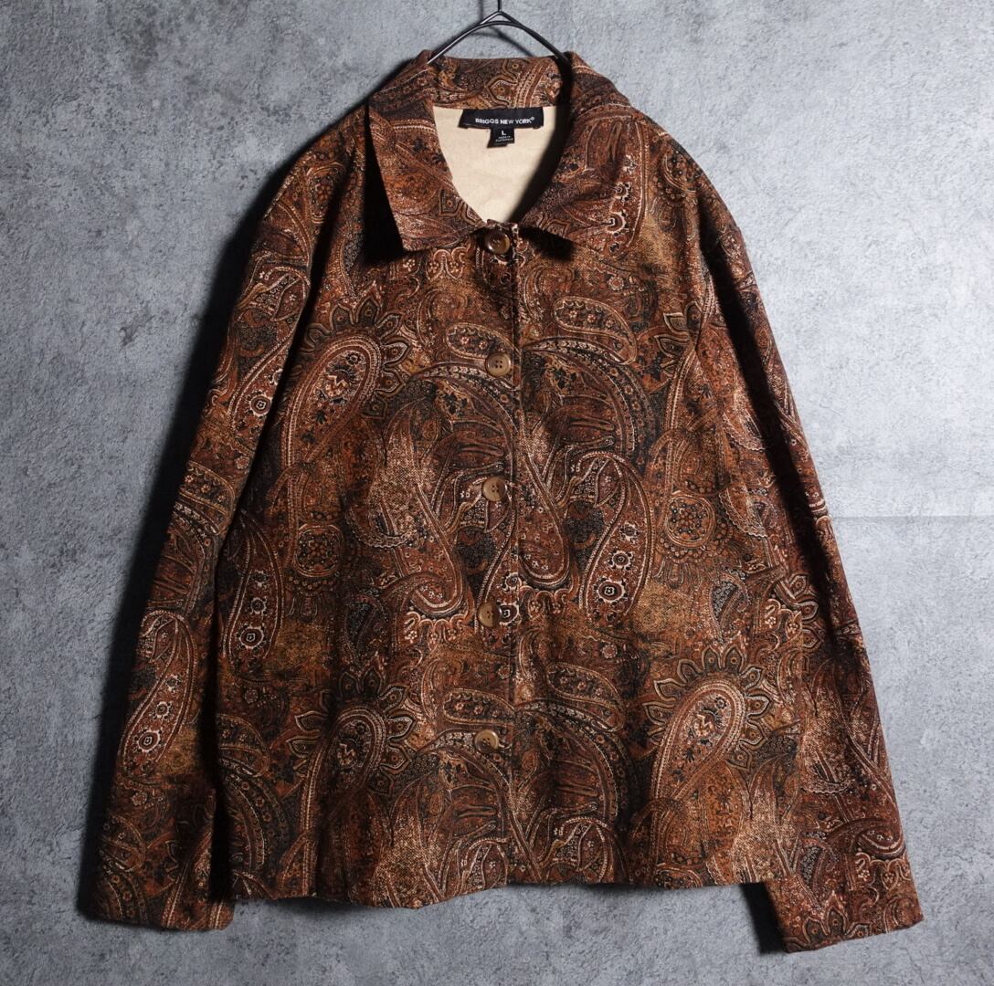 Paisley & flower pattern design shirt