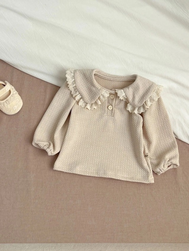 【取寄】可愛く着回せるフリル襟ブラウス