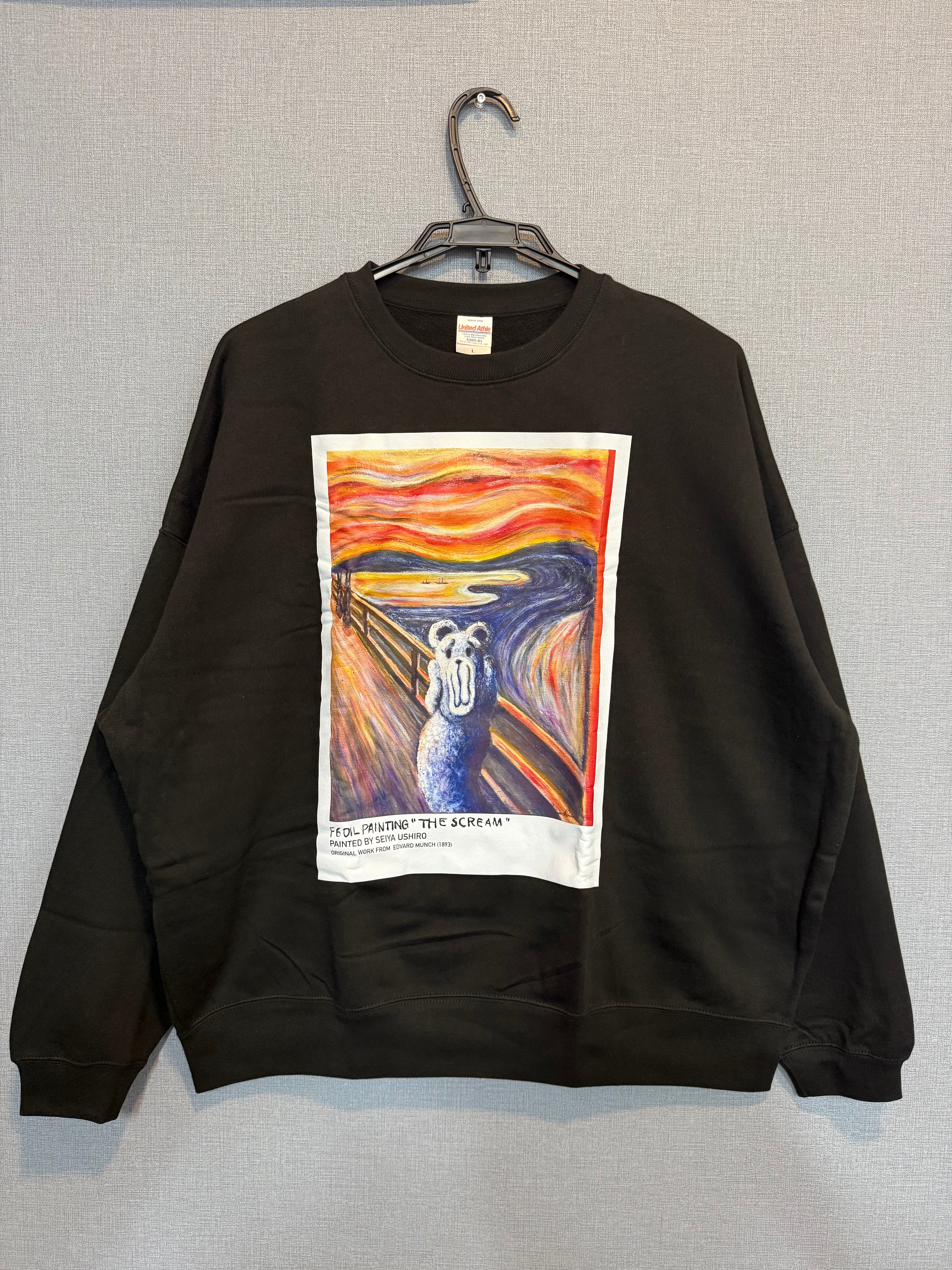 熊五郎 トレーナー(黒) | ペイント聖矢アートショップ