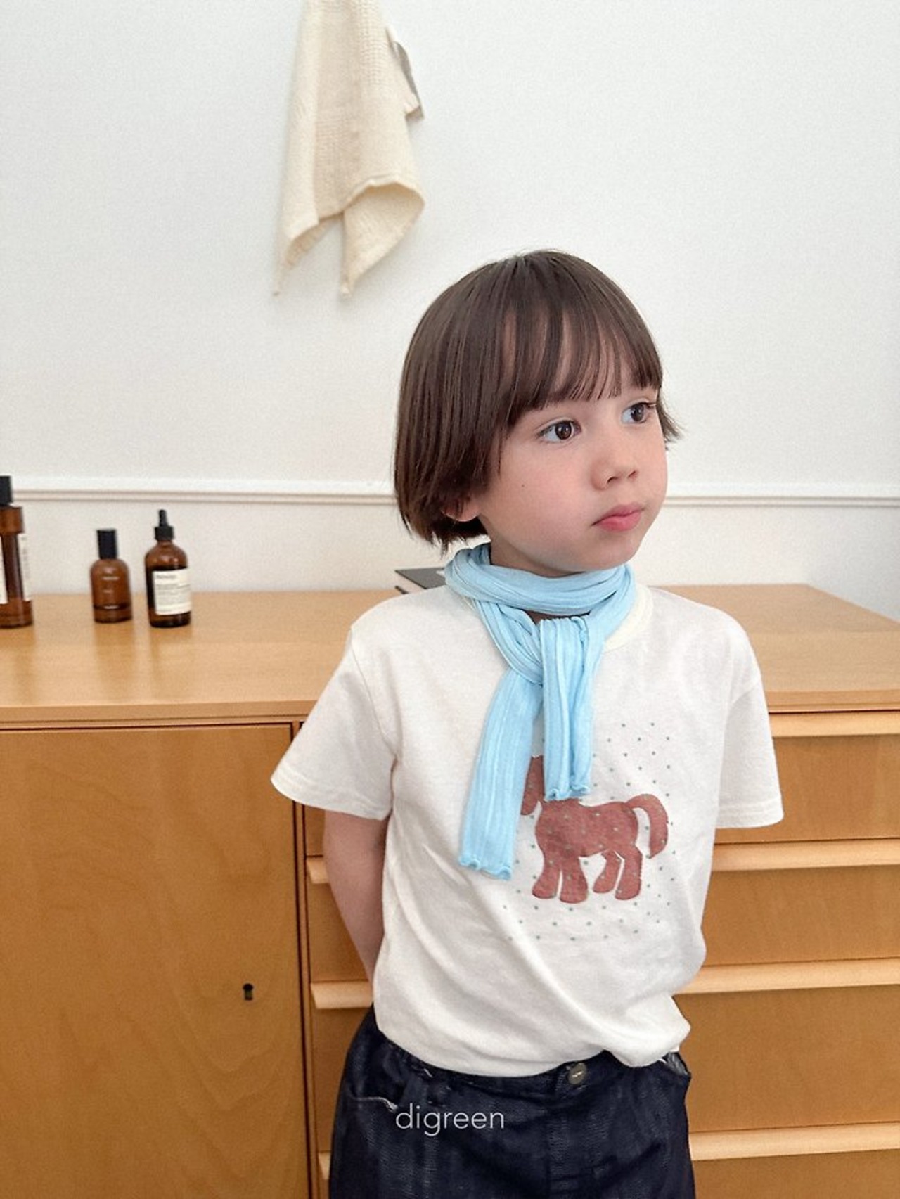 [DIGREEN] Star Pony T-shirt / [디그린] 스타포니티