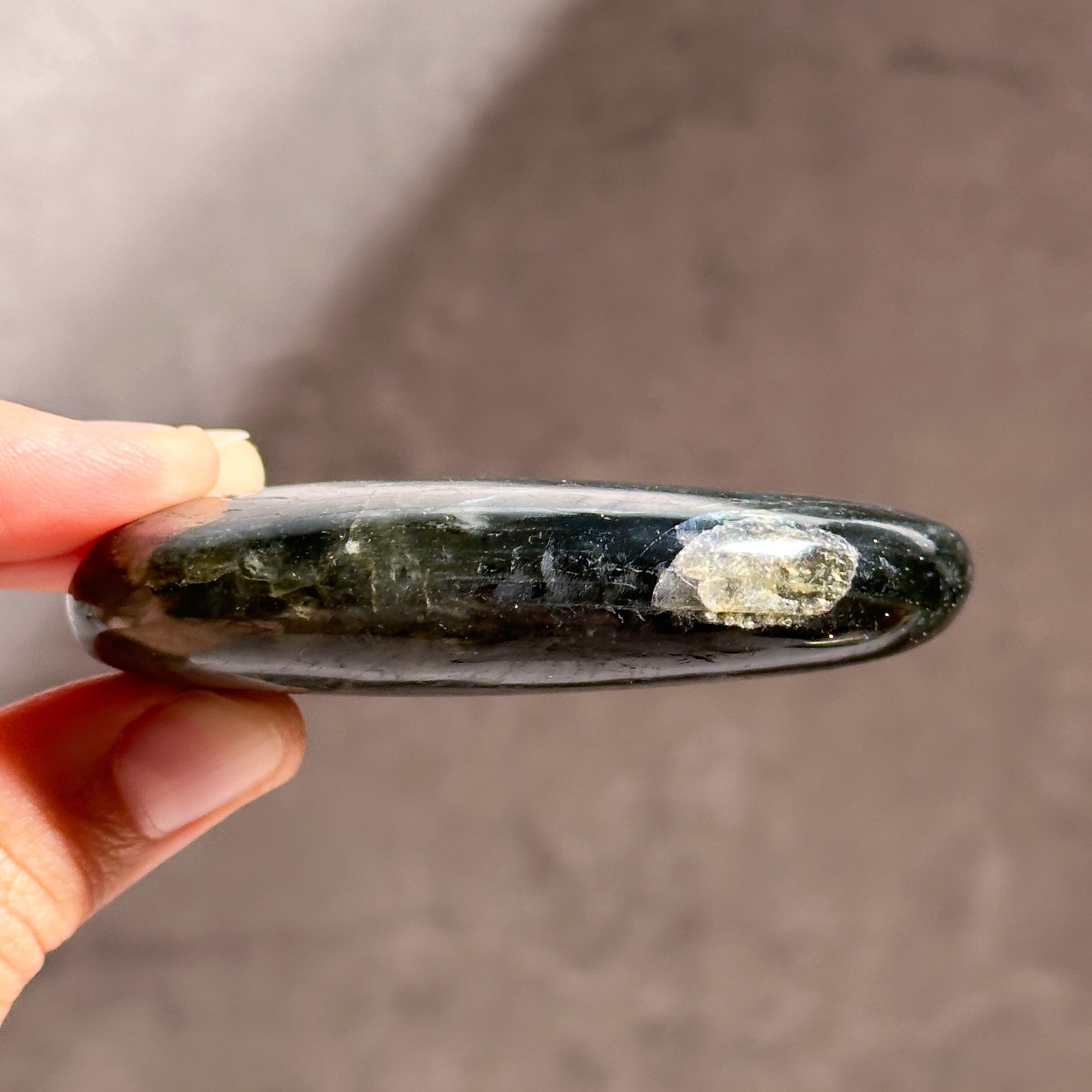 ラブラドライト パームストーン 25◇ Labradorite ◇天然石・鉱物