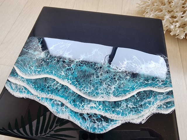 116.オーシャンレジンアート 3wave