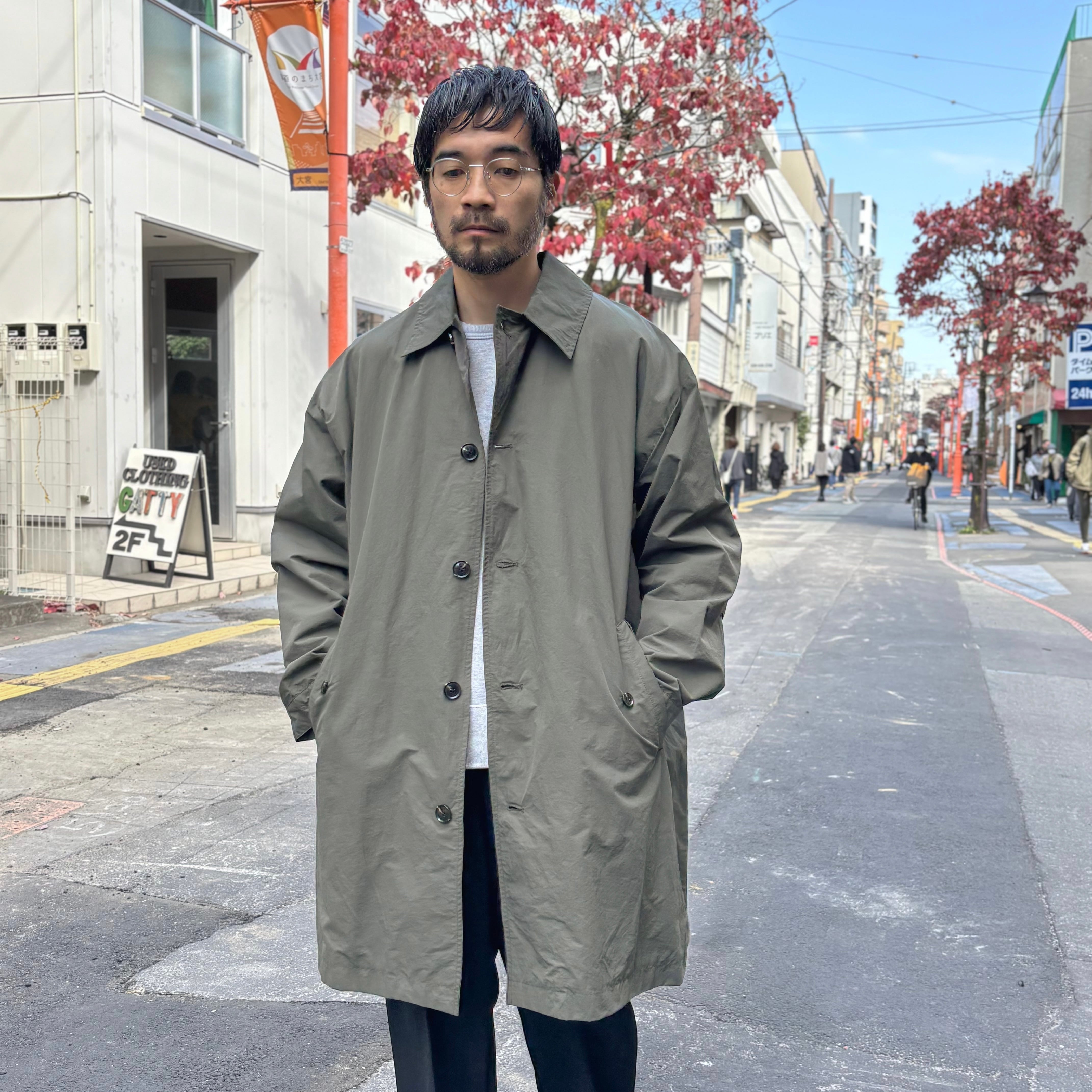 AUDIENCE Cotton/Nylon Poplin M-51 Soutien Collar Coat