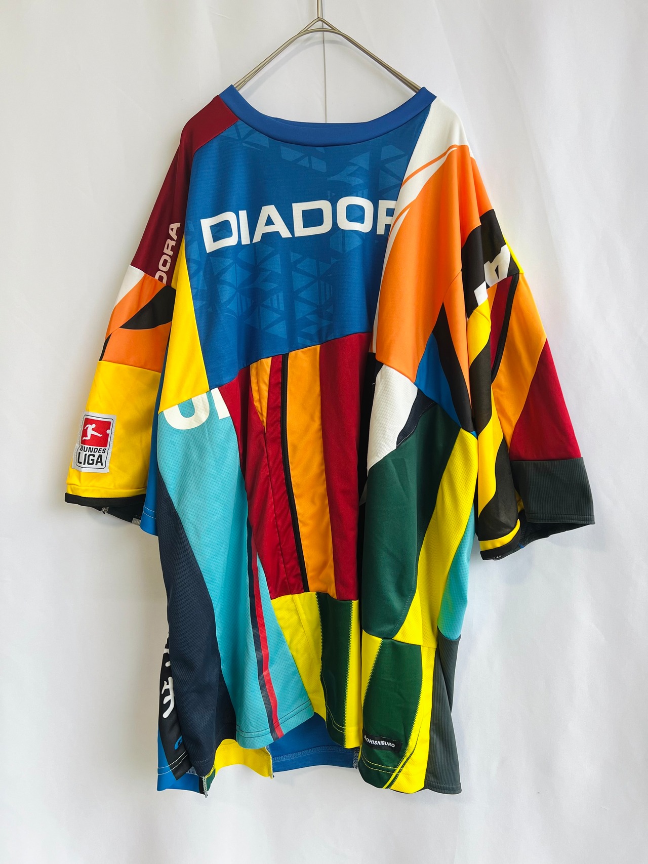 【KOH ISHIGURO】"再構築" REMAKE big silhouette SPORTS patchwork T-shirts - 3