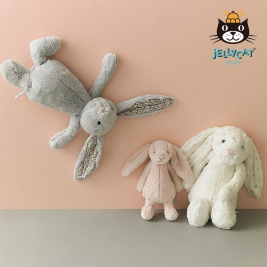 jellycat shimmer バニー グレー うさぎ 耳 星 ぬいぐるみ