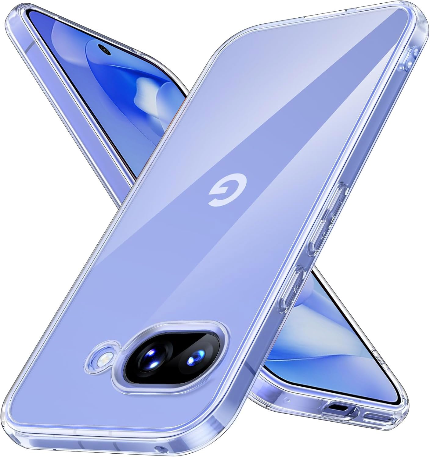 Google Pixel 9a ケース クリア ピクセル9a クリアケース 透明 TPU ソフト Pixel9a カバー 薄型 全透明 ストラップホール付き レンズ保護 柔軟 耐衝撃 スリム スマホケース