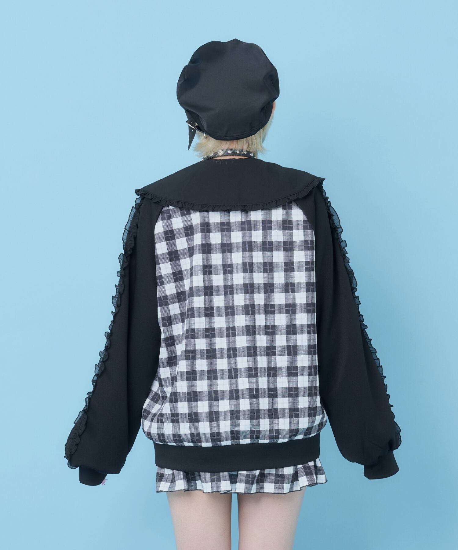 学園征服♡ジャージカーデセットアップ(ブラック) | Hauls