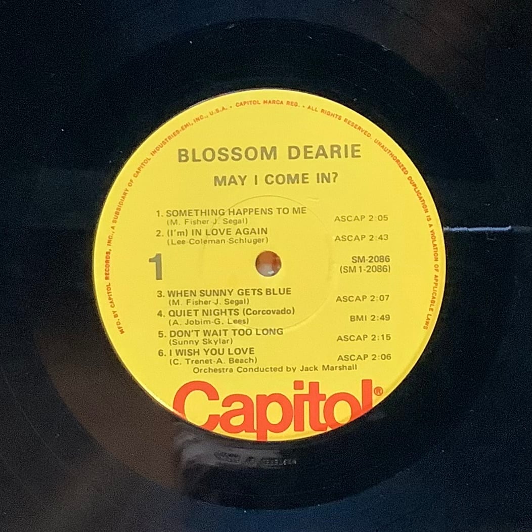 BLOSSOM DEARIE / MAI I COME IN? | Plastic Soul Records
