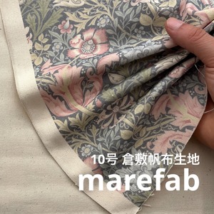TC475◆80cm◆M◆製作事例あり◆10号倉敷帆布生地◆マレファブ◆花柄