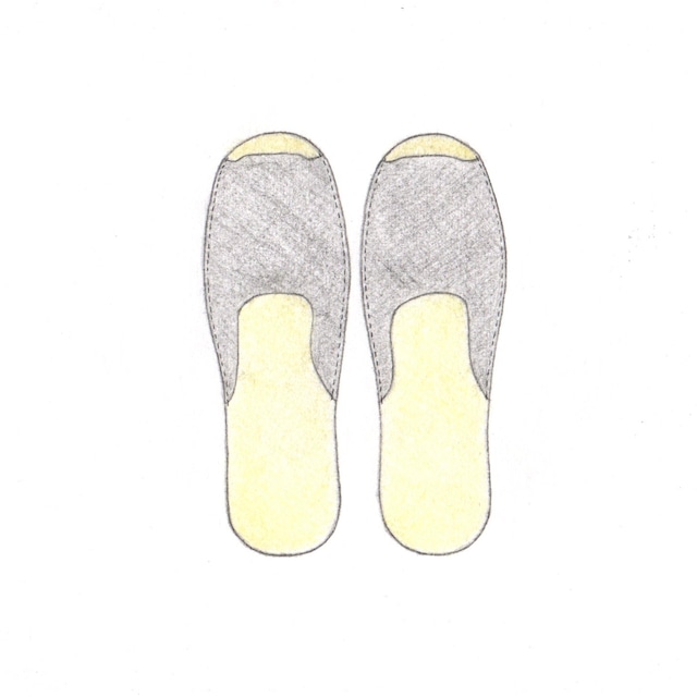 スリッパ　Slippers (black)