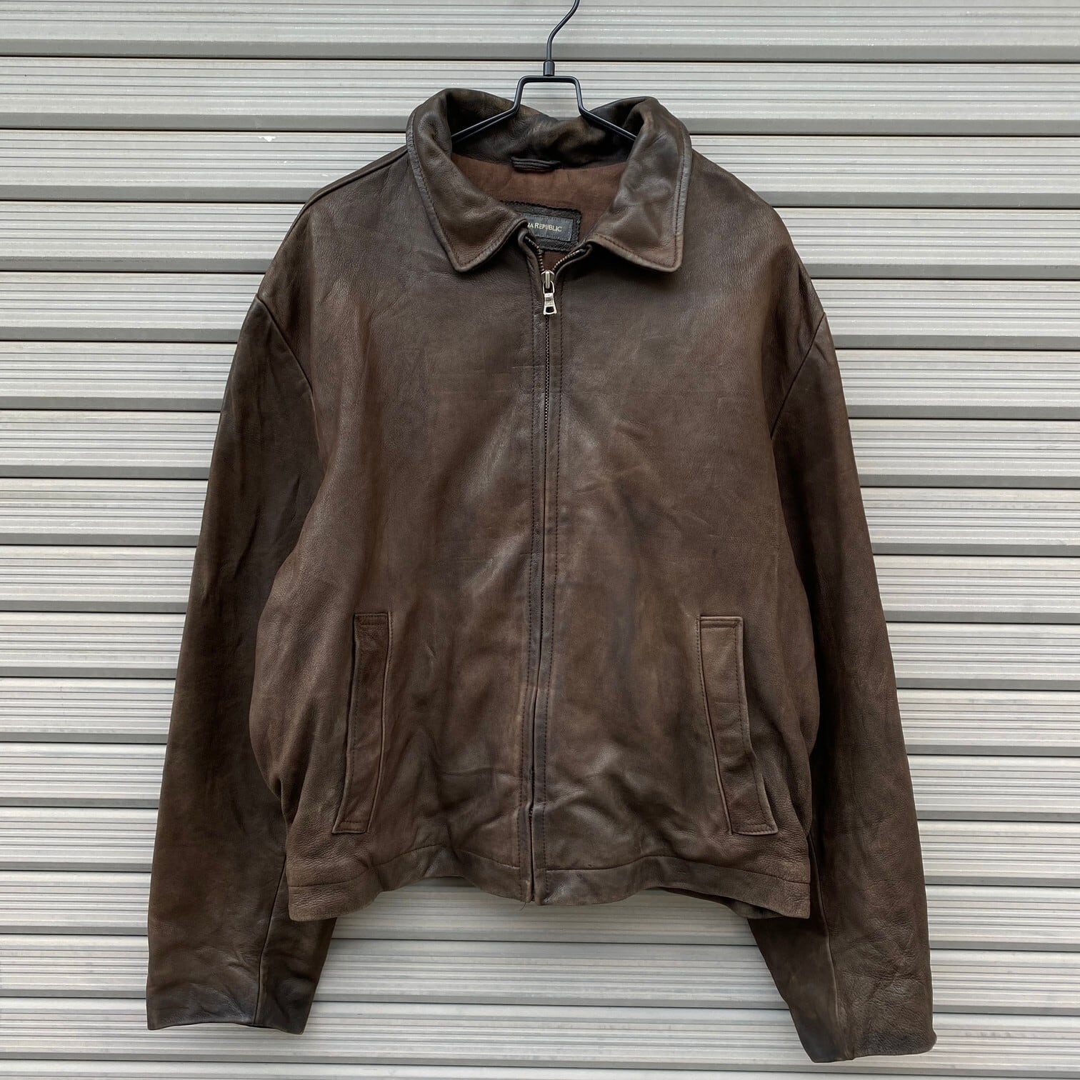BANANA REPUBLIC バナナリパブリック 本革 レザージャケット メンズL 