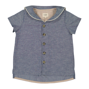 LOIR paris/Chemise MILTON bleue(2y,4y,6y)