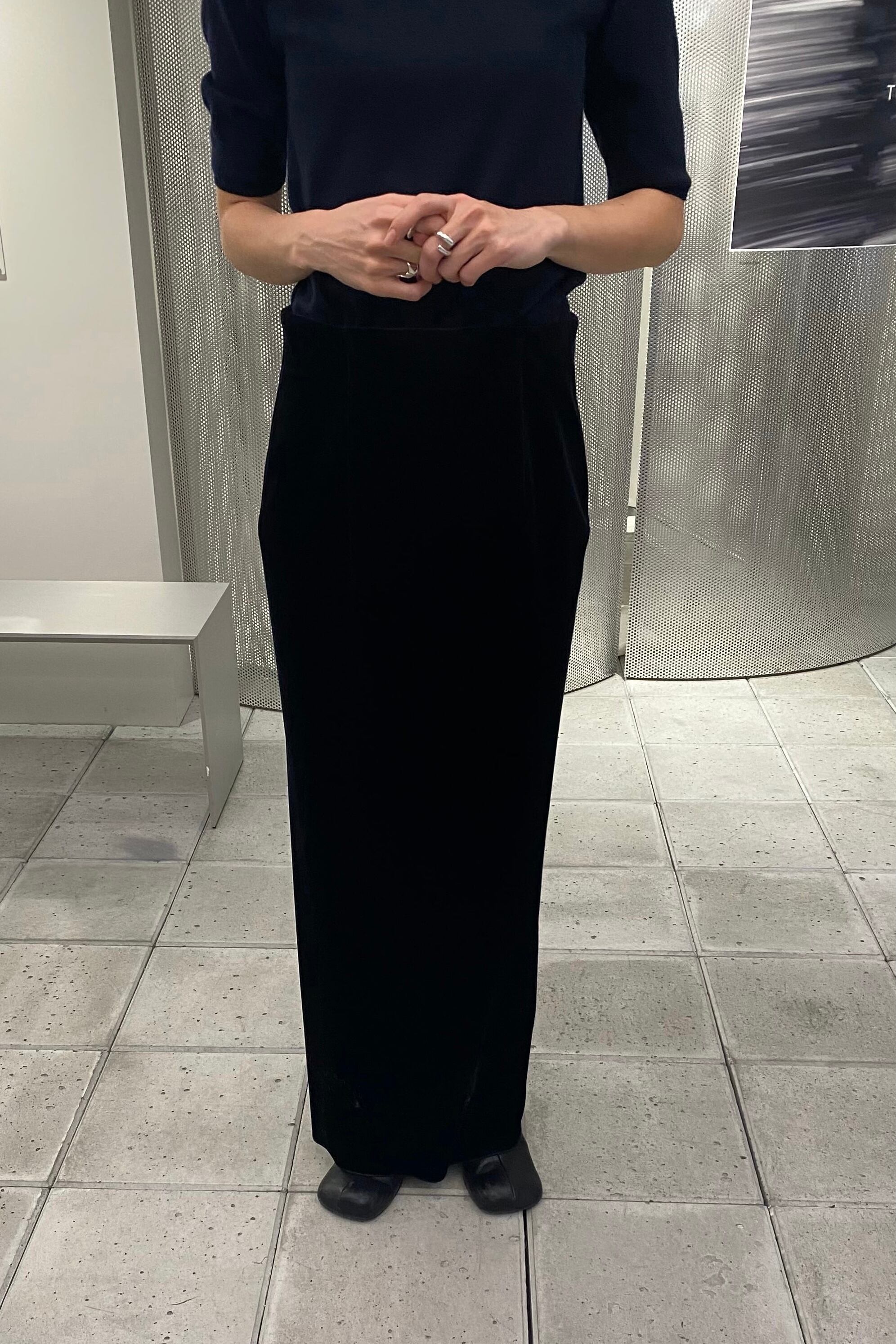 【新品】TODAYFUL Pencil Velour Skirt 38 ブラック TODAYFUL(トゥデイフル) / Life's online store（ライフズ