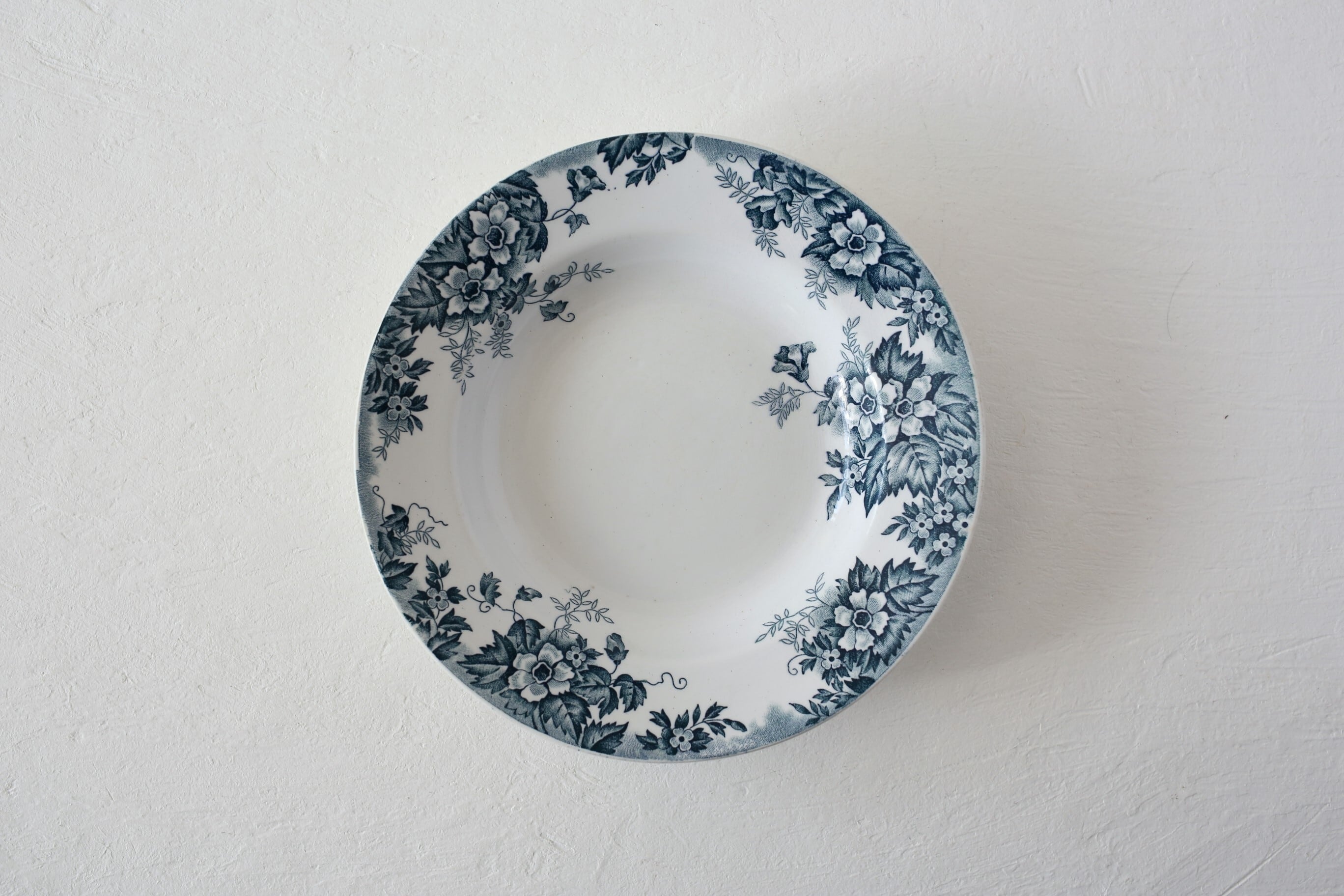 フランス アンティーク ヴィンテージ MOULIN DES LOUPS&HAMAGE 『MARIE-LOUISE』深皿 N-03545e