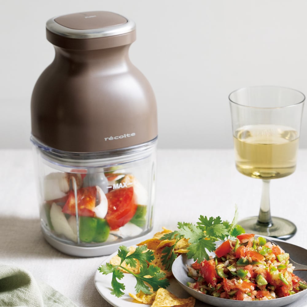 ノベルティ付き】レコルト コードレス カプセルカッターボンヌ / モカ