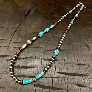 ブライト（Bright）ネックレス（Wave Turquoise）45cm