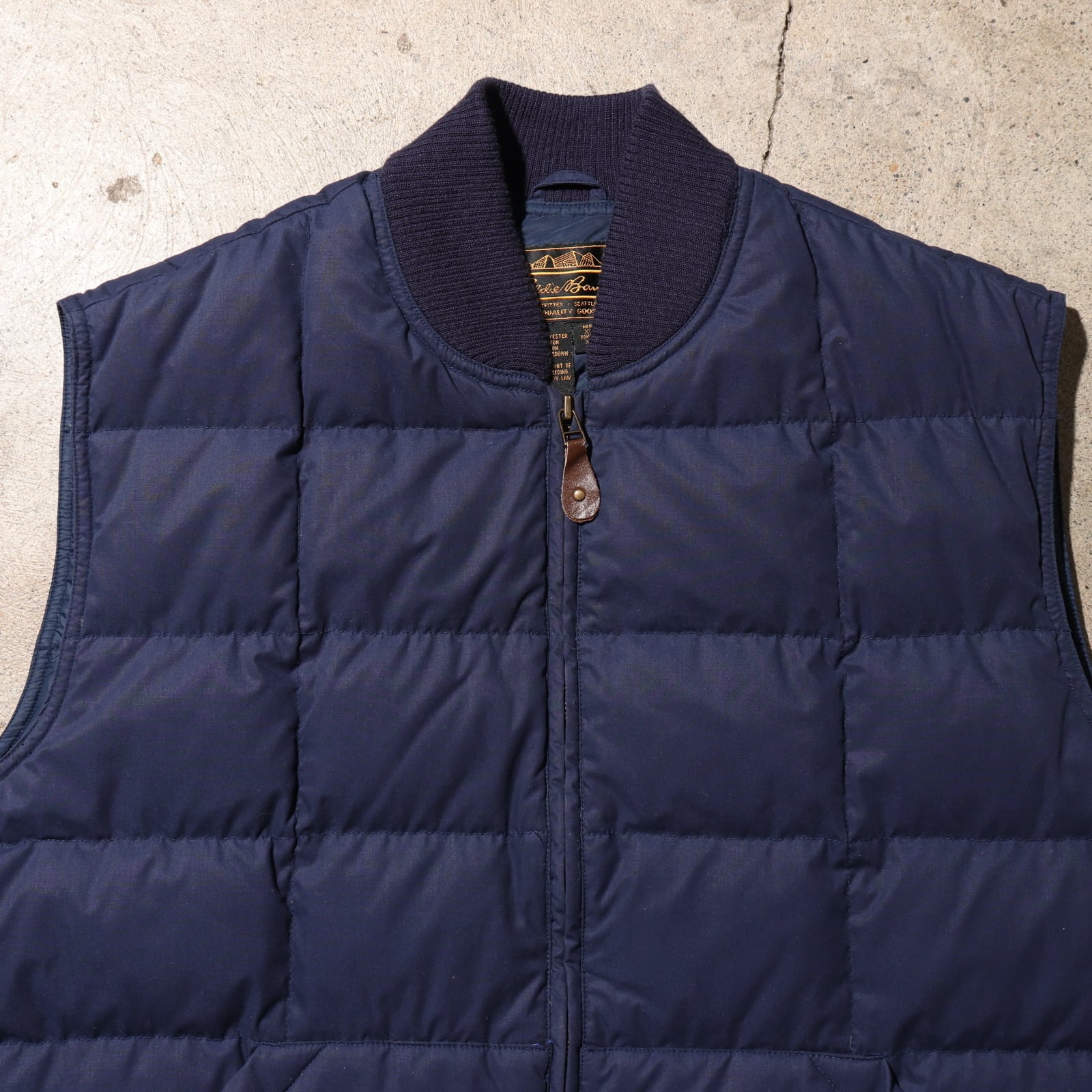 極美品 XL ネイビー Downlight Canadian Vest グースダウンベスト 