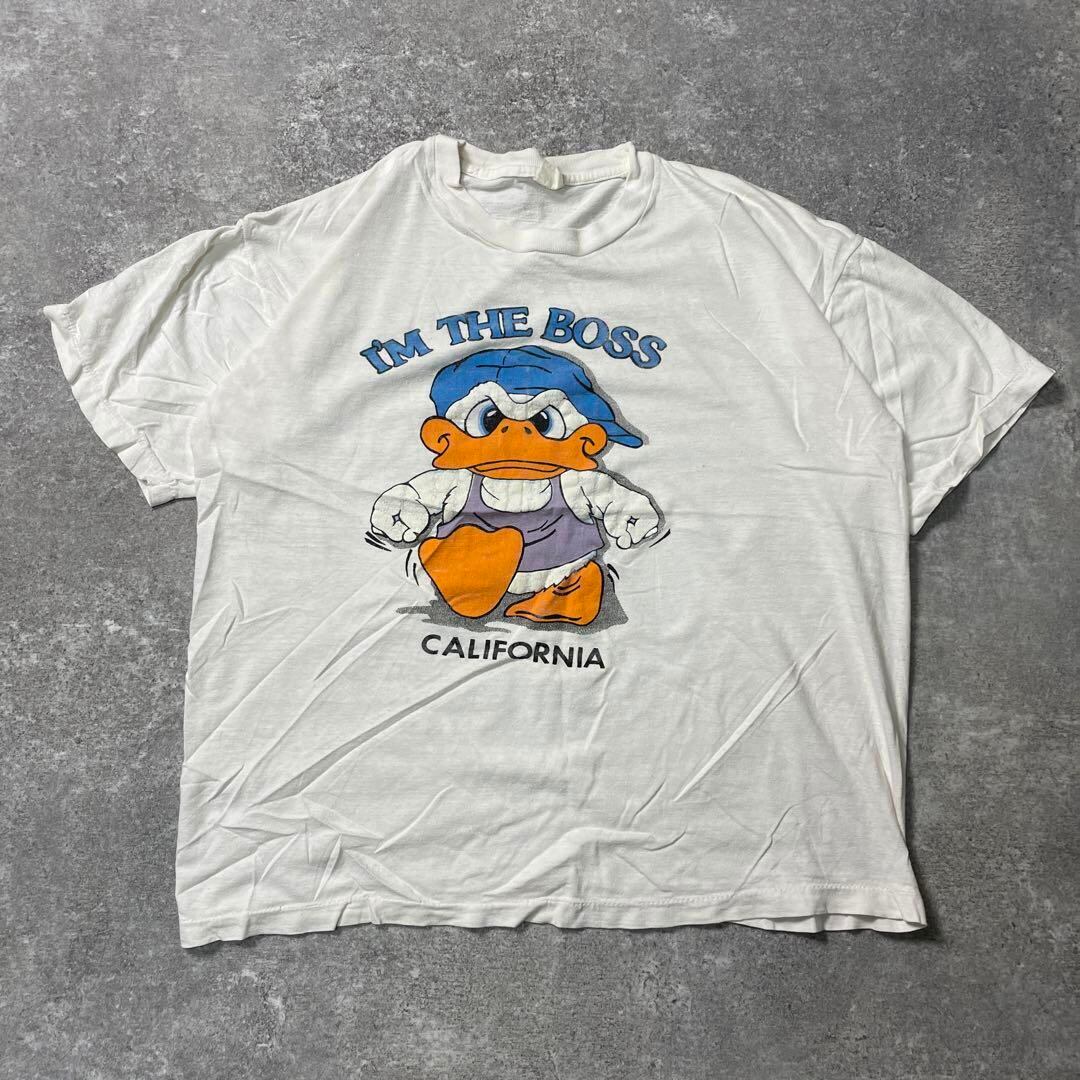 90s ''I'm the boss''ドナルドダックvintage Tシャツ