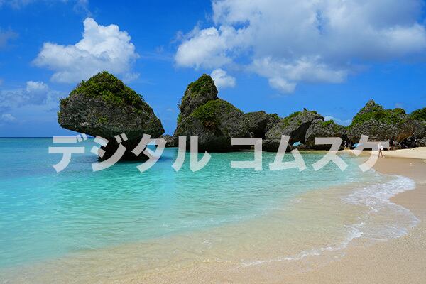 komusuke07_1_海・川・滝_003_読谷ニライビーチ(1枚シリーズ)