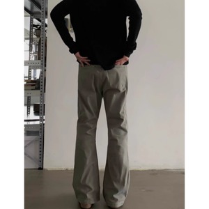 ウォッシュドストレートシンプルパンツ　0885