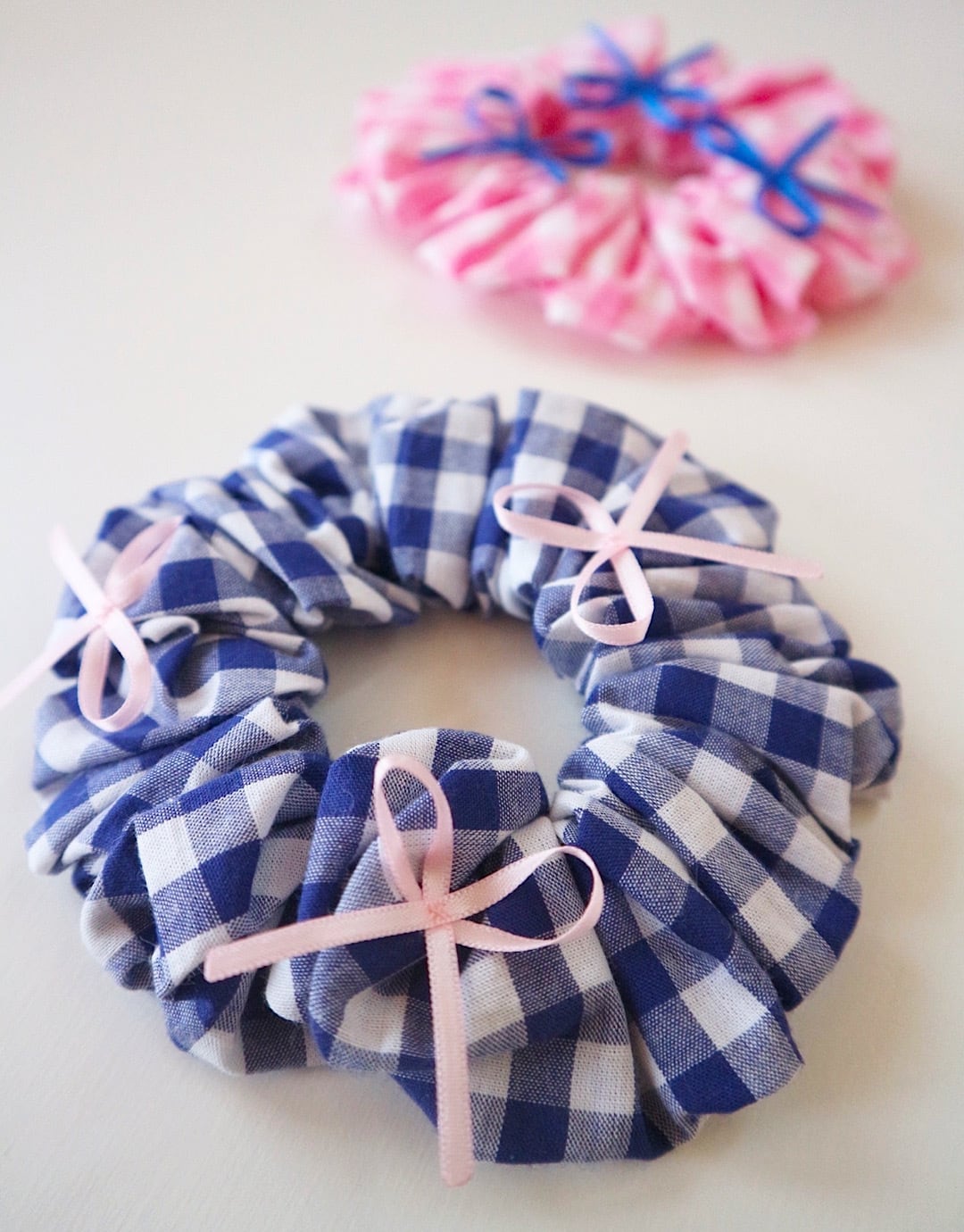 ⦅ コラボ商品 ⦆Gingham check chouchou