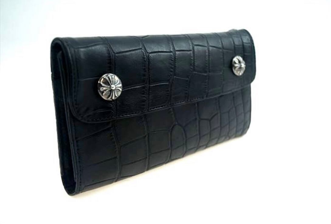 CHROME HEARTS クロムハーツ ウェーブウォレット アリゲーター CHROME HEARTS クロムハーツ ウェーブウォレット アリゲーター