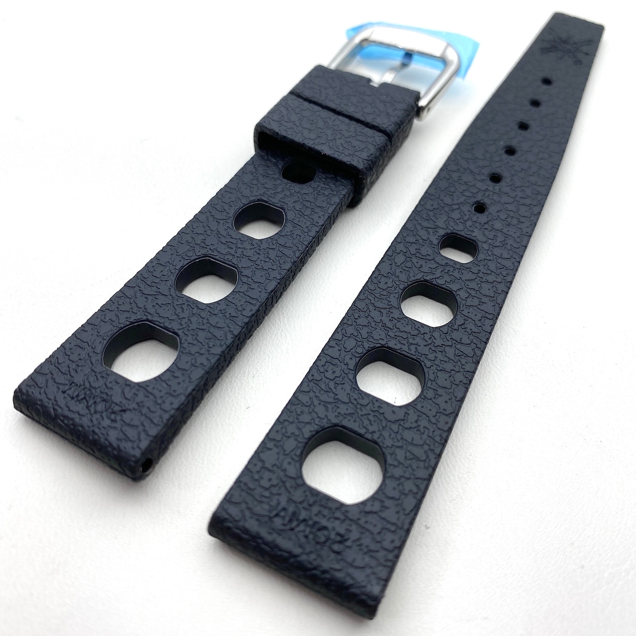 ヴィンテージ トロピカルスタイル・スポーツ 2.0 復刻ラバーベルト ブラック 20mm 腕時計ベルト