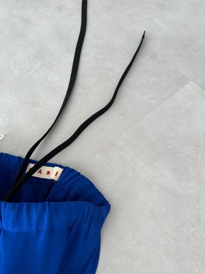 MARNI　DRAWSTRING TAPERED PANTS