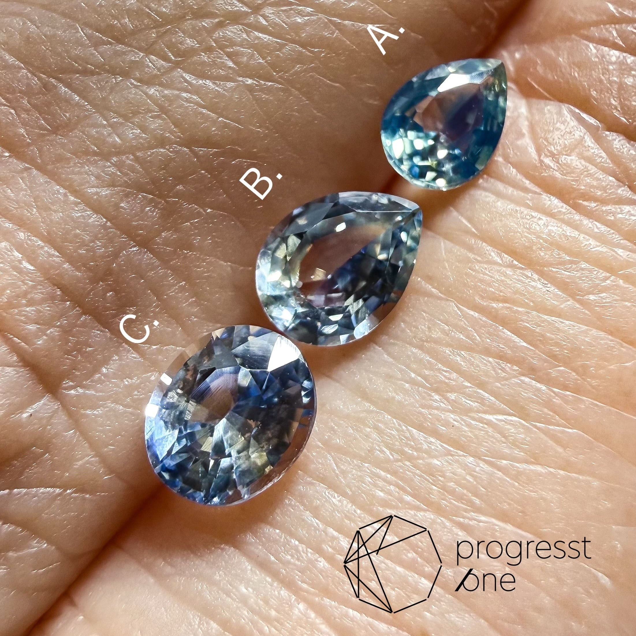 バイカラーサファイア0.25-0.54ct | progresstone