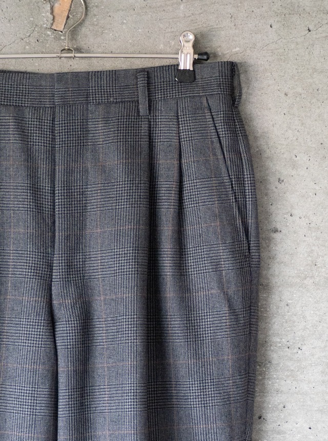 unknown used Wool glen plaid trousers