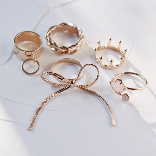 SET RINGS || 【通常商品】 OCTOBER RING SET P || 5 RINGS || MIX || FRSS0925P