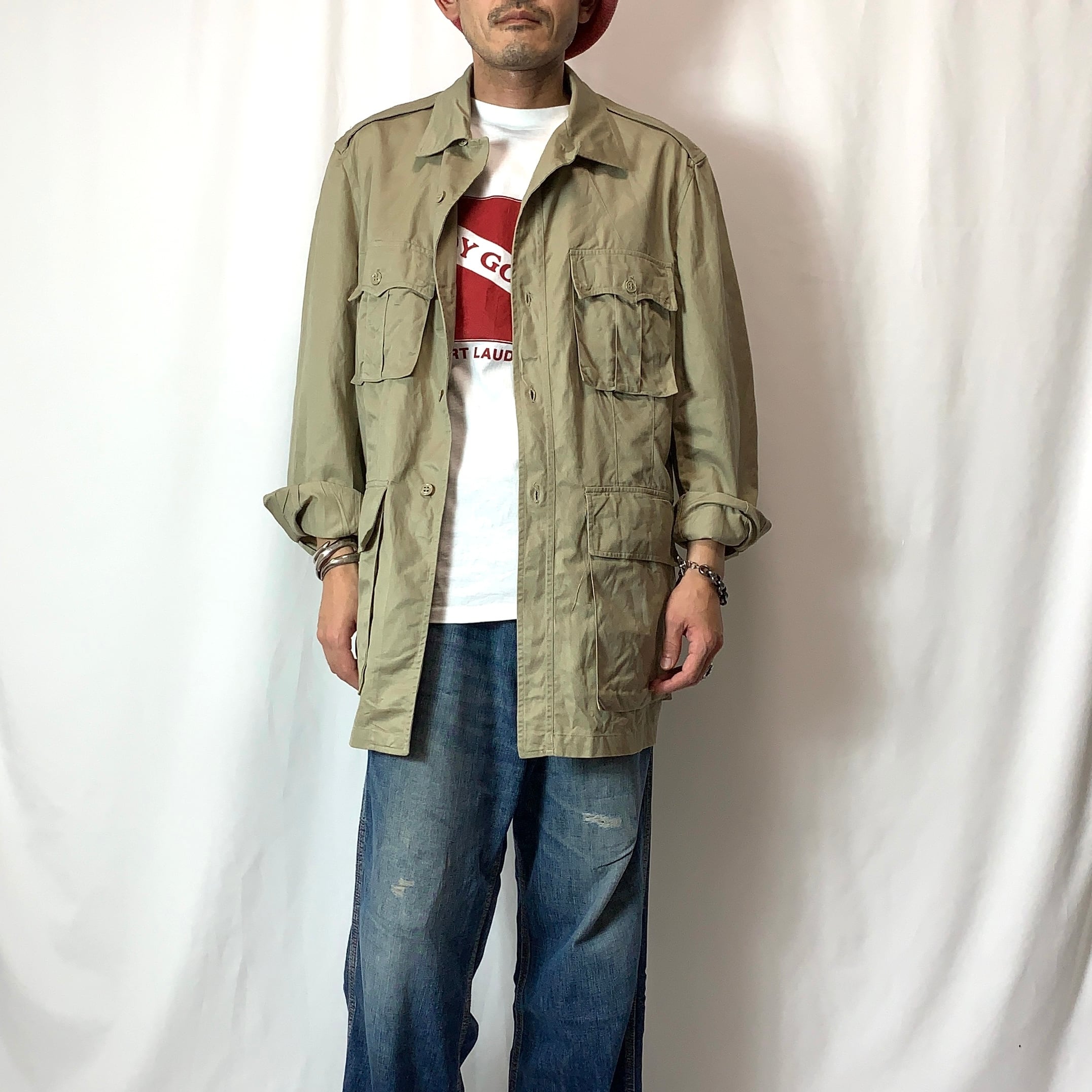 vintage old 50s USAF Tropical Jacket militaryトロピカルジャケット ...