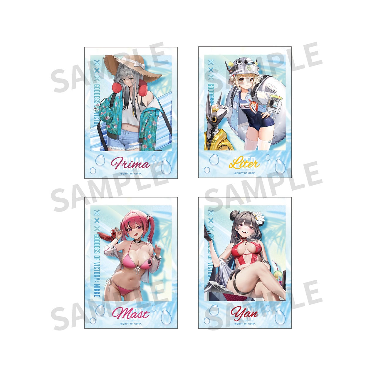 ストア限定】NIKKE トレーディングクリアカード SUMMERフェア2025 全26