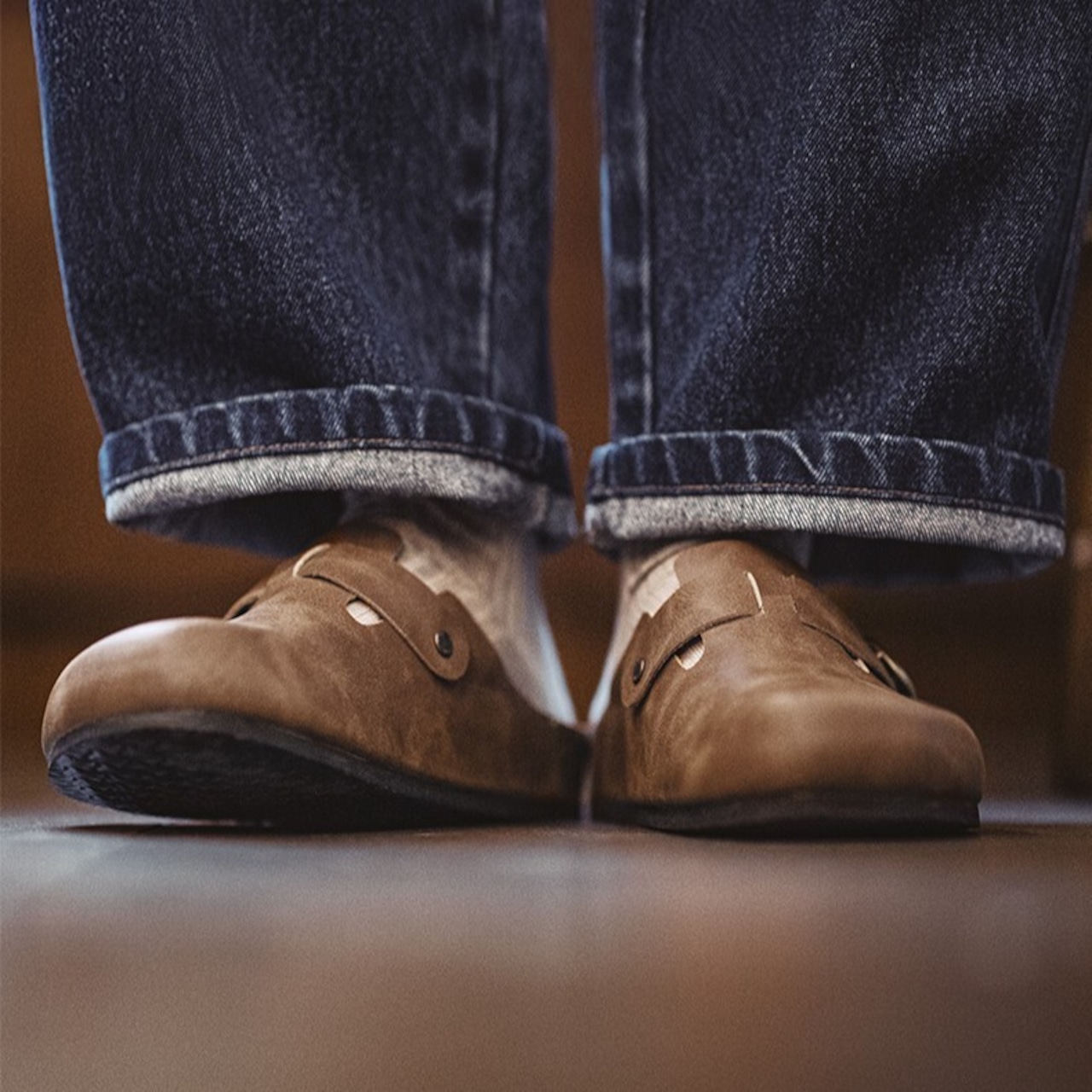 Crazy Horse Leather Clog Sandal Shoes/ クレイジーホース レザー 本革 クロッグ サンダル シューズ